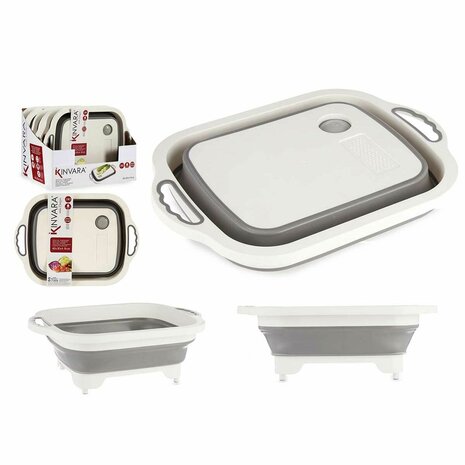 Snijplank Kinvara Z-017 Wit Grijs 29,8 x 5 x 40 cm (6 Stuks) 3