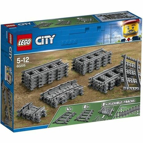 Playset   Lego City 60205 Rail Pack         20 Onderdelen   1