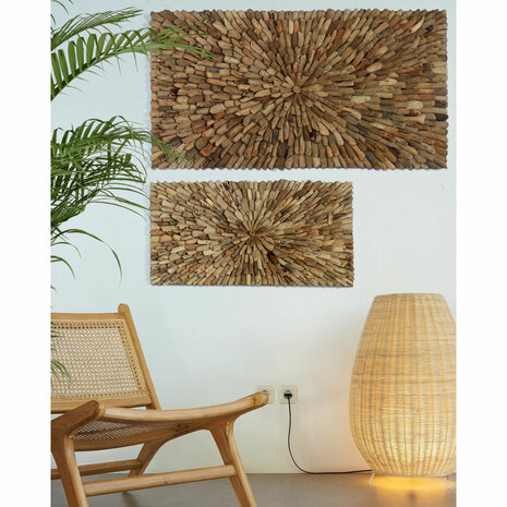 Wanddecoratie Home ESPRIT Natuurlijk Mediterrane 120 x 10 x 60 cm 5