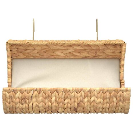 Kattenbed met kussen 37x20x20 cm waterhyacint  3