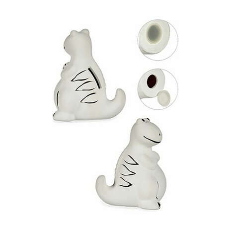 Spaarpot die je kunt verven Dinosaurus 8,5 x 13,2 x 11 cm Keramisch (12 Stuks) 3