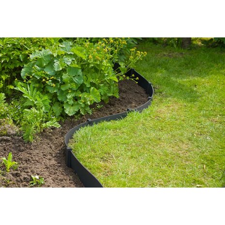 Nature Borderrandset H15 cm x 10 m met pen zwart 1