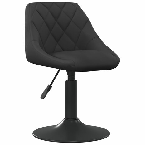 Barkruk fluweel zwart 2