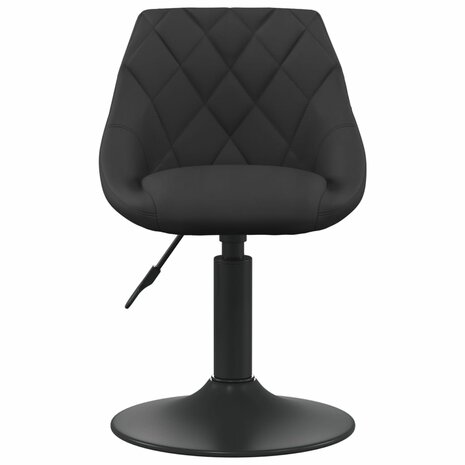 Barkruk fluweel zwart 3