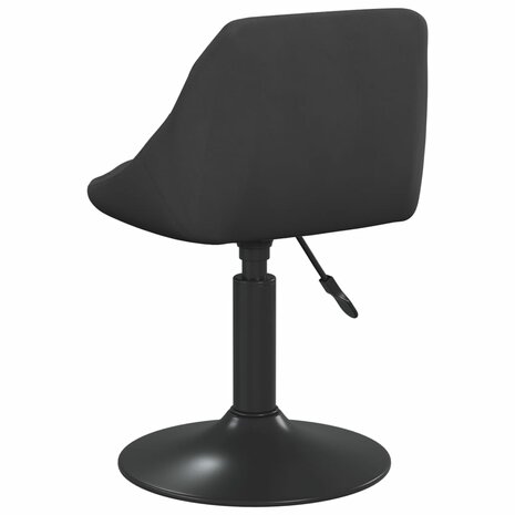 Barkruk fluweel zwart 5