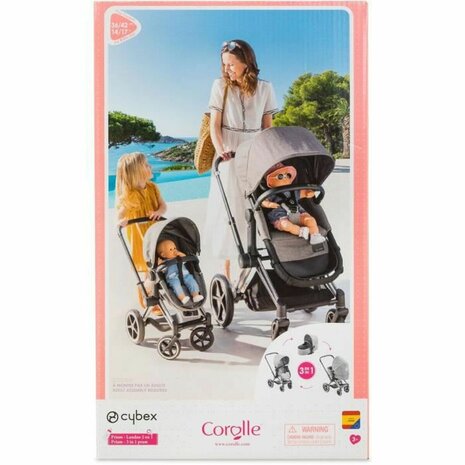 Poppenwagen Corolle Cybex 3 in1 Pram (62 x 70 x 40,5 cm) 2