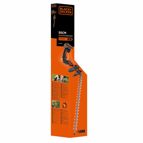 Heggenschaar Black & Decker Powercommand 2 GTC18502PC-QW 18 V 2 Ah 50 cm 3