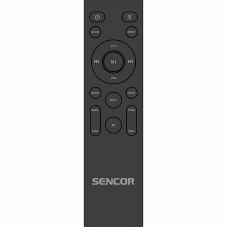 Soundbar Sencor SSB 4450BS Zwart Grijs 200 W 6