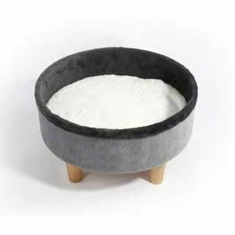 Kattenbed MPETS ROUND Grijs 47 x 47 x 26 cm 2
