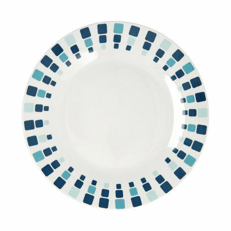 Dinerbord Quid Simetric Blauw Keramisch 23 cm (12 Stuks) 5