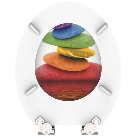 SCHÜTTE Toiletbril met soft-close COLORFUL STONES 4