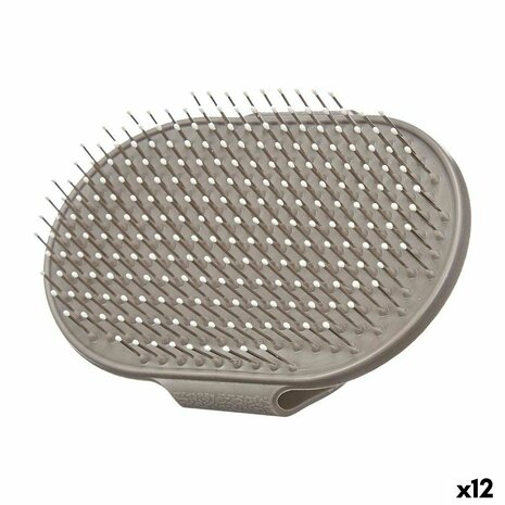 Hondenkam Mascow 335 Grijs 13 x 3,5 x 10 cm (12 Stuks) 1