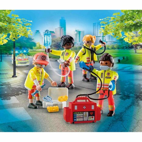 Playset Playmobil 71244 City Life Rescue Team 25 Onderdelen 3