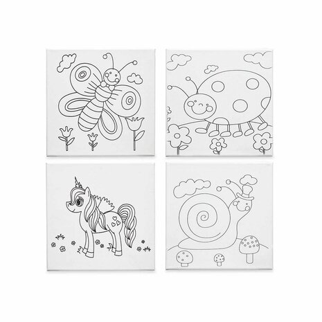 Canvas Pincello 29100260 Hout Stof 12 Stuks 2