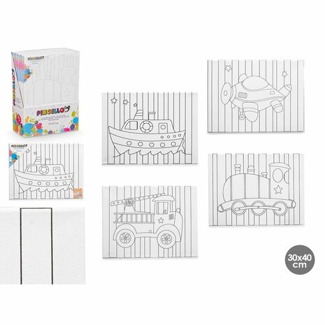 Canvas Pincello 29100261 Hout Stof 8 Stuks 3