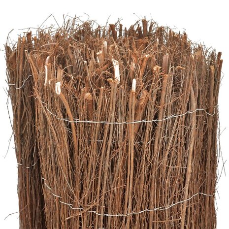 Scherm 400x100 cm rijshout 3