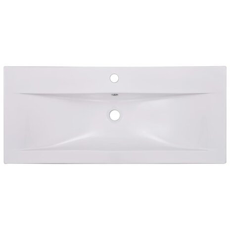 Inbouwwastafel 91x39,5x18,5 cm keramiek wit 4