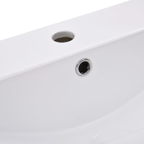 Inbouwwastafel 91x39,5x18,5 cm keramiek wit 6