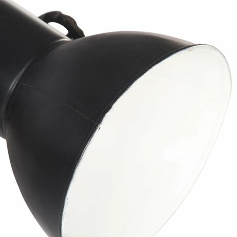 Wandlamp industrieel E27 45x25 cm zwart 7