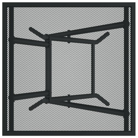 Tuintafel inklapbaar 50x50x72 cm staalgaas antracietkleurig 6