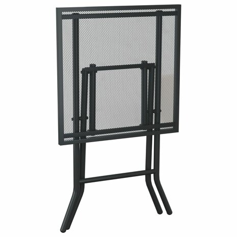 Tuintafel inklapbaar 50x50x72 cm staalgaas antracietkleurig 7