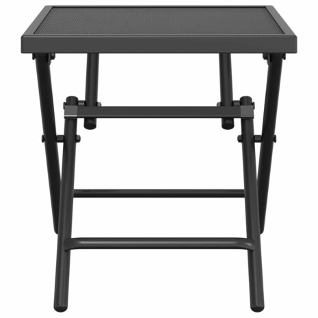 Tuintafel 38x38x38 cm staalgaas antracietkleurig 3