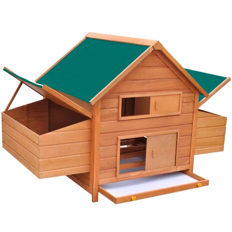 Kippenhok 157x97x110 cm hout   2
