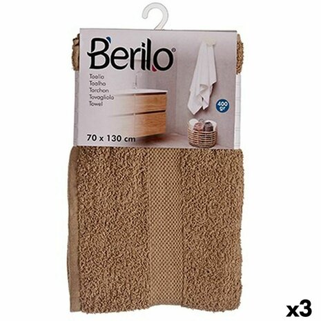Badhanddoek Kameel 70 x 130 cm (3 Stuks) 1