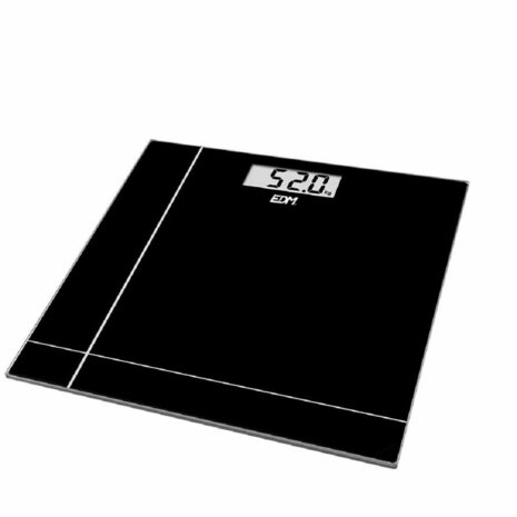 Digitale Personenweegschaal EDM 07521 Zwart Kristal 180 kg 1