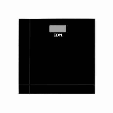 Digitale Personenweegschaal EDM 07521 Zwart Kristal 180 kg 2