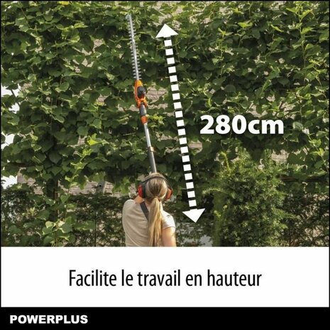 Heggenschaar Powerplus DualPower Powdpg75380 40 V 4