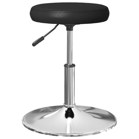 Eetkamerstoelen 2 st kunstleer zwart 3