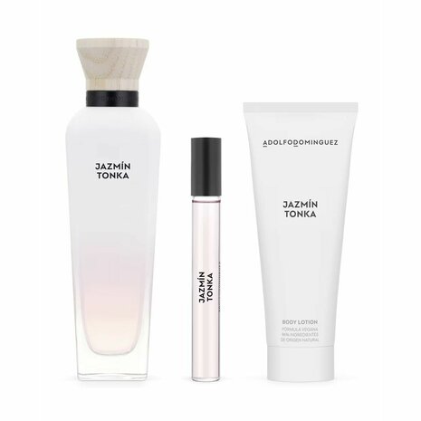 Parfumset voor Dames Adolfo Dominguez Jazmín Tonka 3 Onderdelen 2