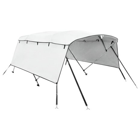 Biminitop 4 bogen met zijwanden 243x(230-244)x137 cm 2