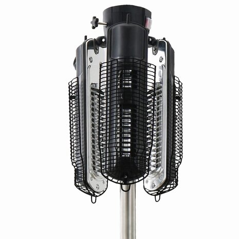 Sunred Parasolverwarming 2000 W halogeen zwart en zilver PH10 2