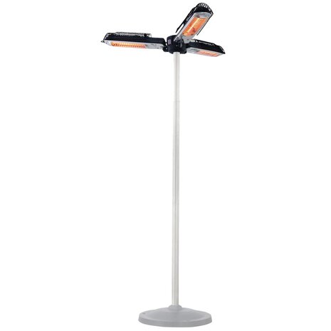 Sunred Parasolverwarming 2000 W halogeen zwart en zilver PH10 5