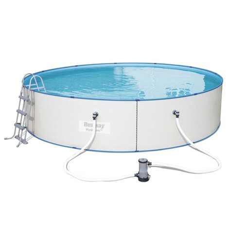 Bestway Hydrium Zwembadset rond 460x90 cm stalen frame 2