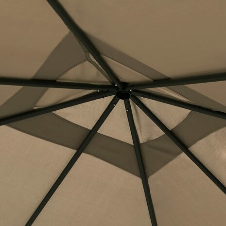 Prieel 160 g/m² 3x3x2,6 m taupe 3
