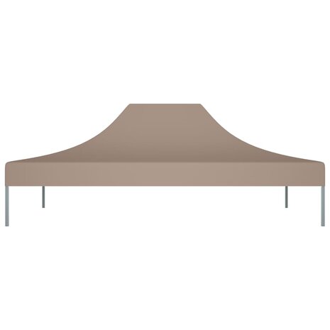 Partytentdak 270 g/m² 4,5x3 m taupe 3