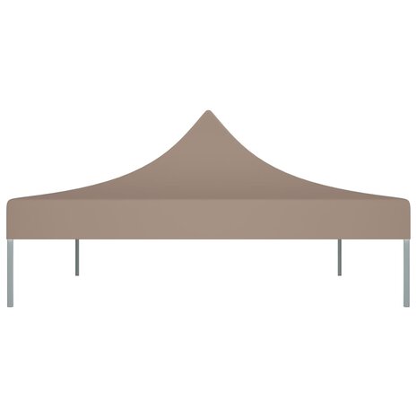 Partytentdak 270 g/m² 4,5x3 m taupe 4