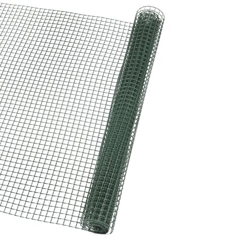 Nature Tuinscherm vierkant gaas 5x5 mm 1x3 m groen 1