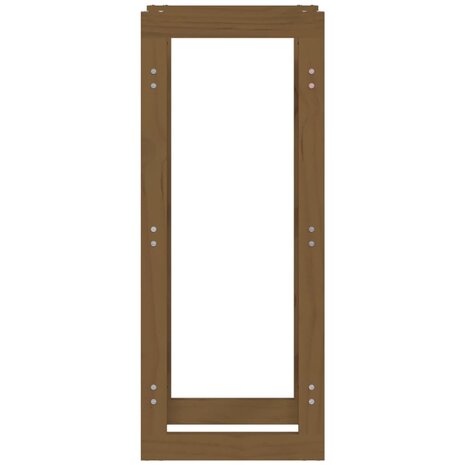 Haardhoutrek 41x25x100 cm massief grenenhout honingbruin 5