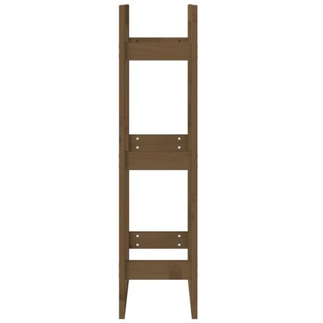 Haardhoutrek 41x25x100 cm massief grenenhout honingbruin 6