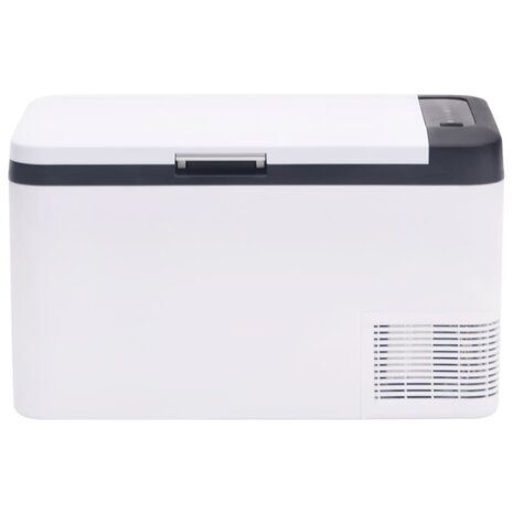 Koelbox met handvat 18 L PP & PE zwart en wit 3