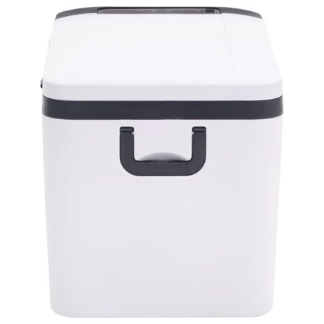 Koelbox met handvat 18 L PP & PE zwart en wit 4