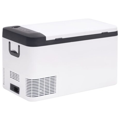 Koelbox met handvat 18 L PP & PE zwart en wit 5