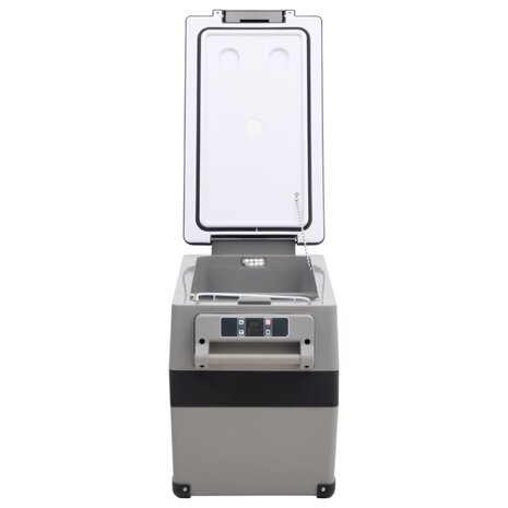 Koelbox met handvat 35 L PP & PE zwart en wit 7