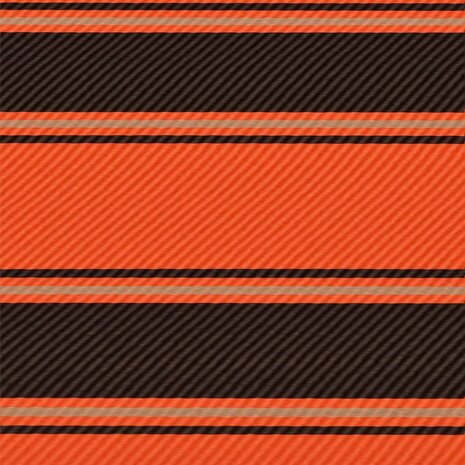 Luifel uittrekbaar 400x150 cm oranje en bruin 6