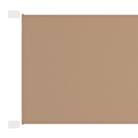 Luifel verticaal 100x270 cm oxford stof taupe 2
