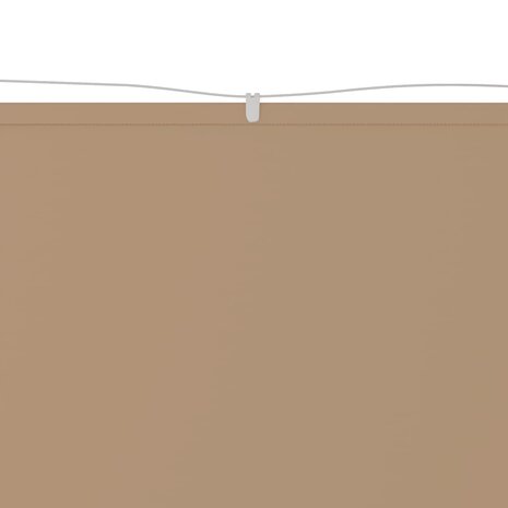 Luifel verticaal 100x270 cm oxford stof taupe 3